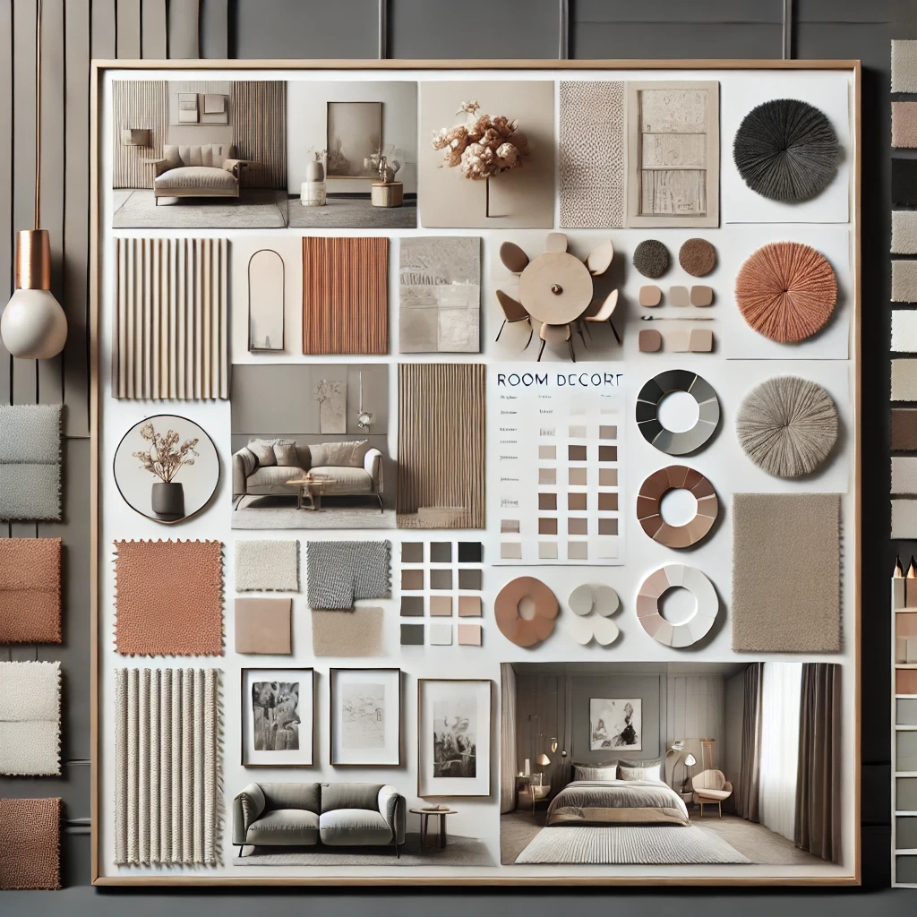 Moodboard e materiali: immagine illustrativa dal sito originale
